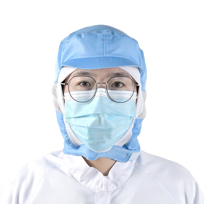 包头发防尘帽子透气卫生网鸭舌防护帽男女食品车间工作防掉发餐饮