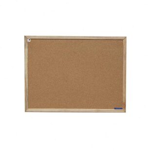 原木色 木框软木板 90cm 办公文具 史泰博