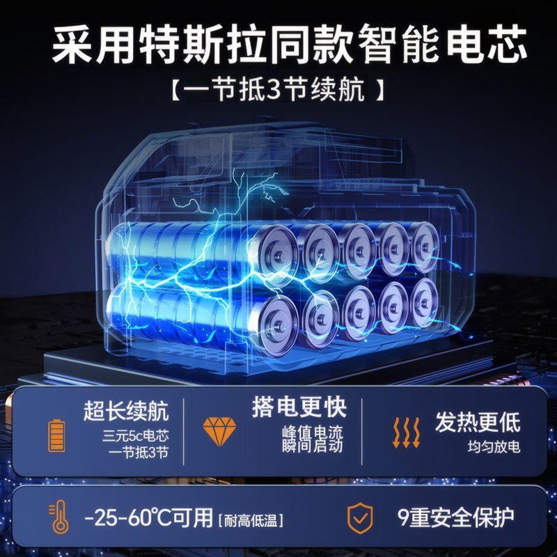 汽车应急启动电源充气泵一体机车载轮胎紧急强启搭电宝打火神器