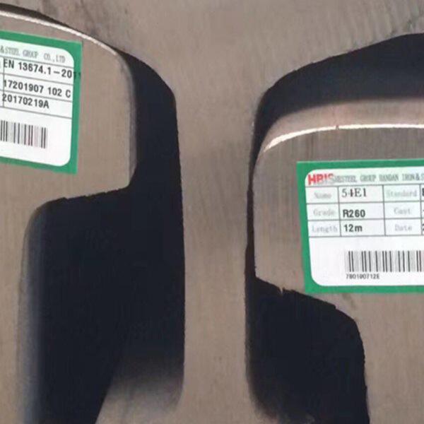 日韩jis标钢轨 JIS15-50 CR73 CR100BS进口轨道钢 UIC54/UIC60