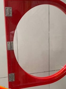 定制有机玻璃亚克力玻璃熟食小窗口D型炸鸡腿久久丫小门传菜卤味