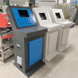 控制柜定制 控制箱plc电控柜斜面电气控制柜箱体 触摸屏配电箱琴式