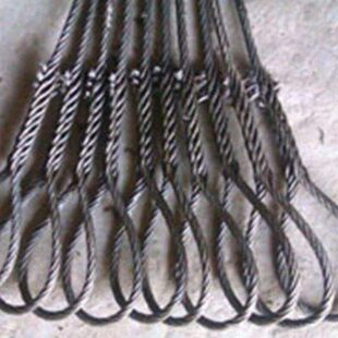 插套钢丝绳大货车拖车起重钢丝绳 绳套油丝绳起重拖车