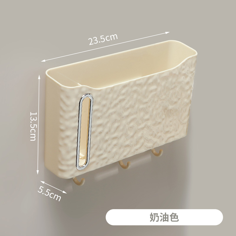 垃圾袋收纳神器厨房放q垃圾袋收纳盒壁挂抽取式置物架塑料袋收集