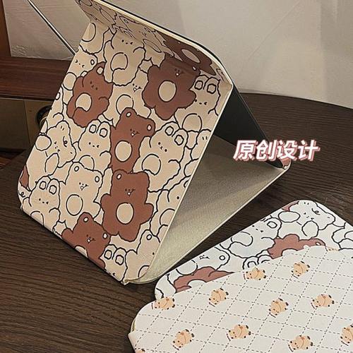 可爱折叠镜子便携化妆镜学生宿舍台式桌面办公室家用梳妆镜女高清