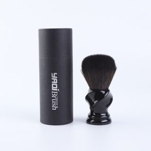 YAQI24mm男士剃须专用纤维打泡刷 人造丝打泡刷 胡须刷 剃须刷