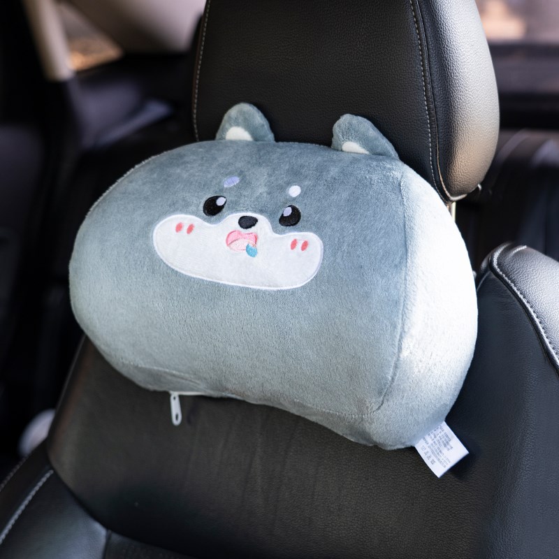 记忆棉汽车头枕车用颈枕可爱卡z通枕头车内靠枕驾驶护颈枕坐垫腰