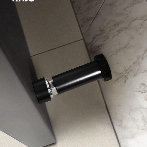 德国KABO黄铜门吸黑色地吸墙吸门碰吸门器门挡大吸力防撞全铜门吸