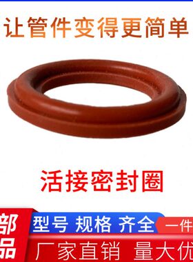 PPR铜活接密封圈垫片 水管接头密封垫20 40 50 63 4分6分1寸配件