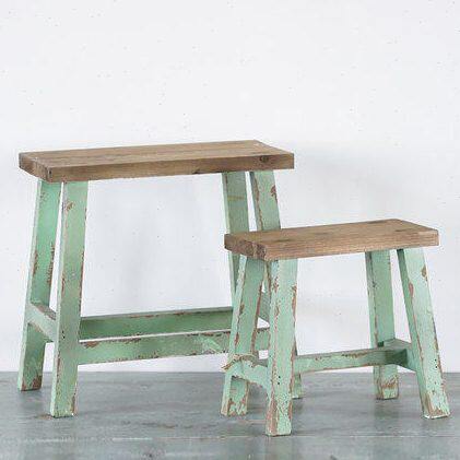 花园装饰品复古乡村实木花架老旧门板拍摄道具隔板架置物架