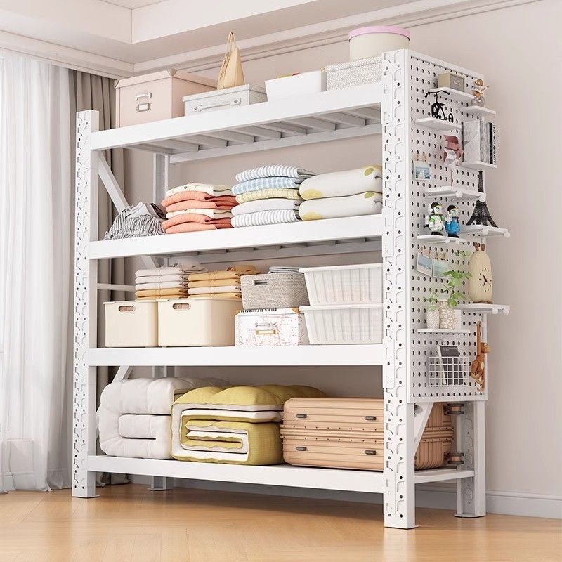 加厚货架多层落地阳台仓库储物架地下室杂物O架下空收纳铁架置物