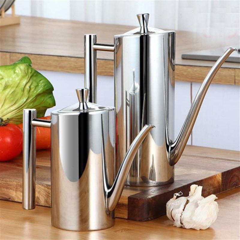 304不锈钢油壶厨房油壶装y油厨房家用防漏油壶欧式油壶醋油