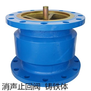 HC41X 125 法兰r消声止回阀DN40 100 150 16消声止回阀