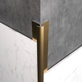 收边条瓷砖阳角线包边封边条墙角条收口条墙砖铝合金属条装 饰黑色