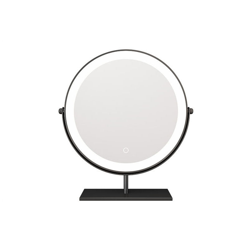 高清化妆镜智能大圆镜带led灯桌面台式梳妆镜补光灯梳妆台镜子