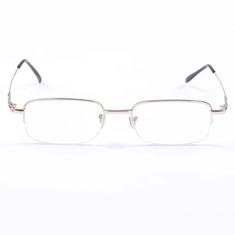 2024新款近视镜成品男士半框记忆眼镜时尚金属框架度数超轻近视