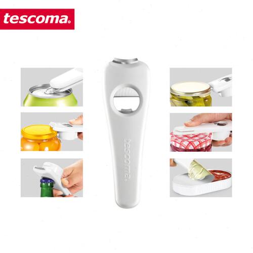捷克进口tescoma 多功能开瓶器家用创意开罐神器不锈钢启啤酒起子