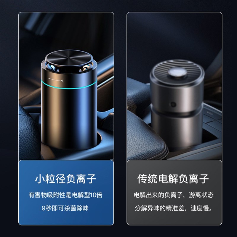 智能车载空气净化器新汽车除甲醛去异味烟味车用负离子车内香薰机