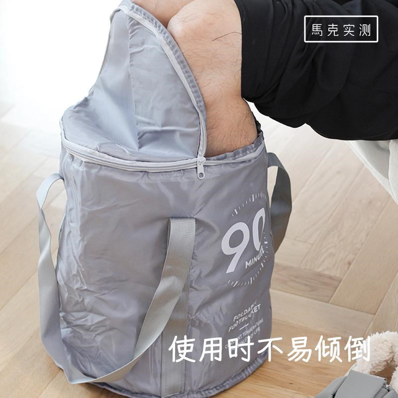 马克实测 不易倾倒升级更稳的可折叠保温泡脚桶便携式过小腿 AL-2