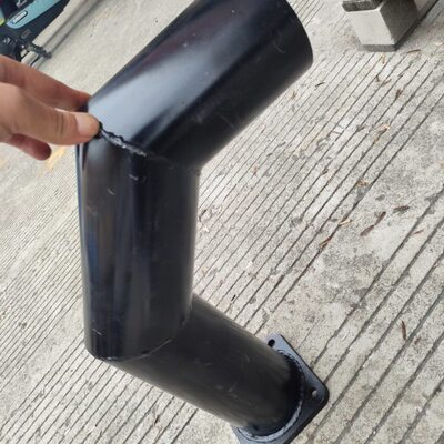 徐工吊车配件 弯管 排气管 消声器接头弯管 25k 25k5等车型