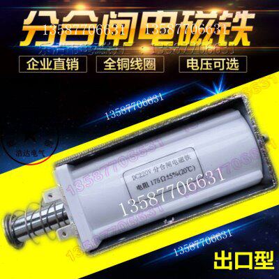 电磁铁175欧DC220V分合闸线圈A1-A2天水万达电气有限公司Z06F3398