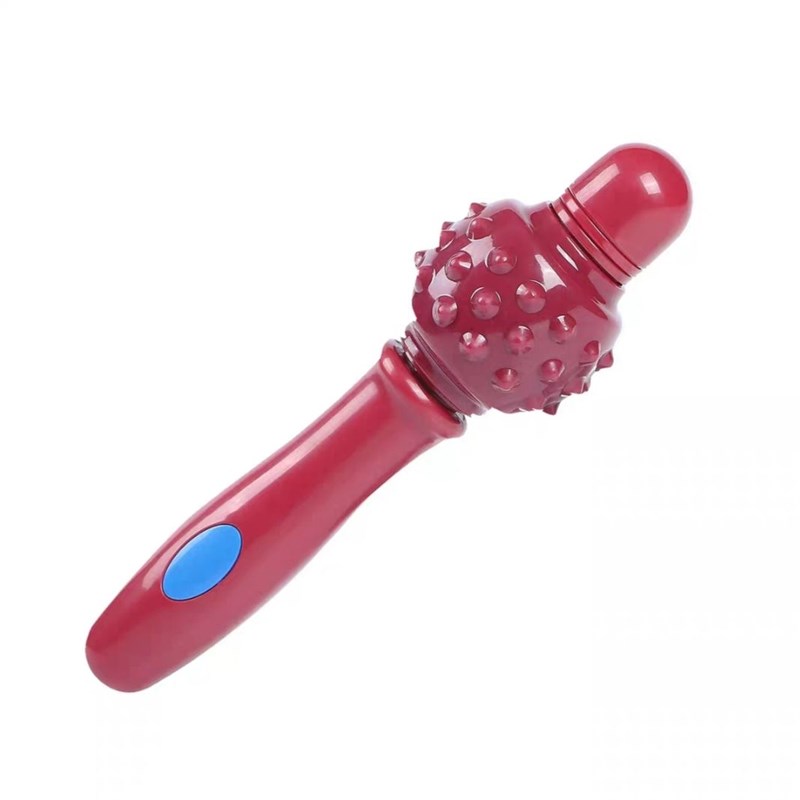 磁疗棒面部提升美容便携按摩棒经络敲打易筋擀筋棒瑜伽滚轮按摩锤