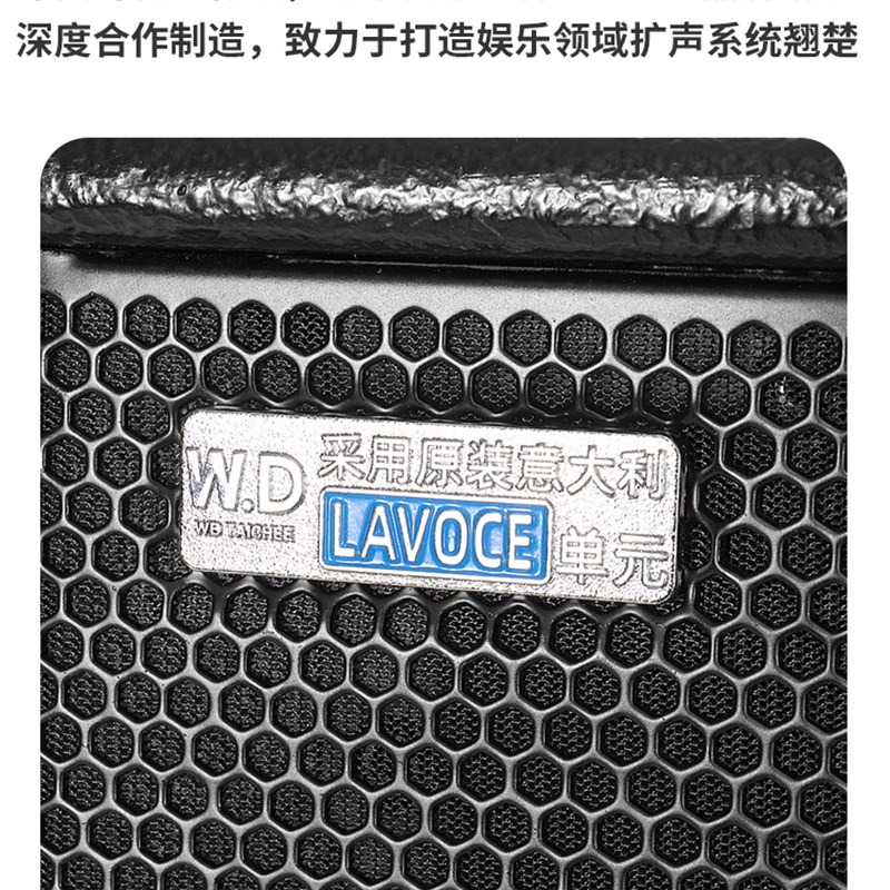 W.D卧龙太极10/12寸意大利进口喇叭娱乐全频音箱高端商用KTV包房