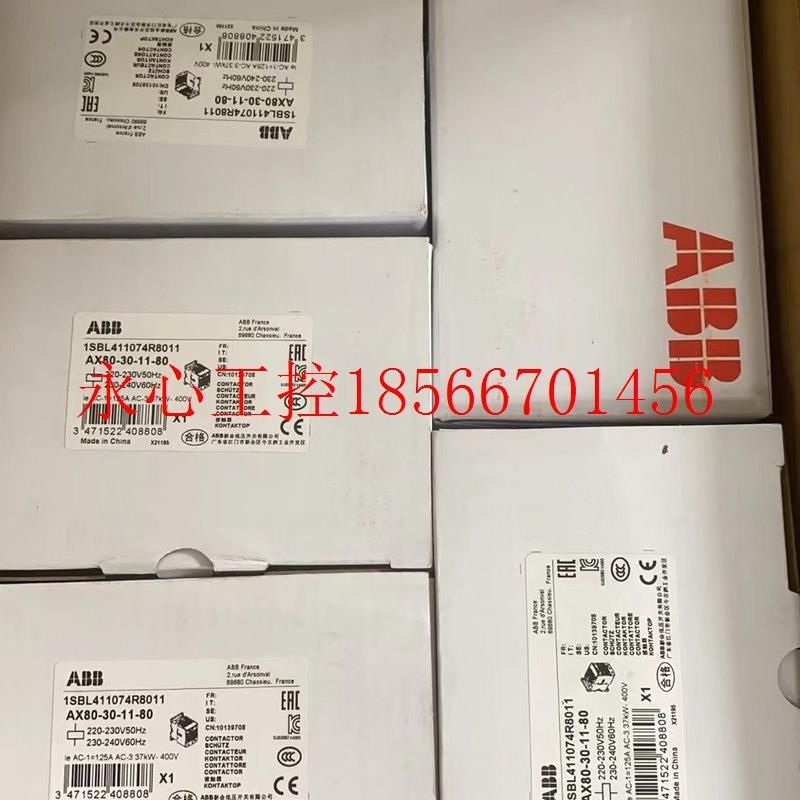 议价AX80-30-11-80 全新原装ABB软启动器 220V 变压器