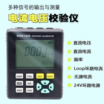 WELLMETER手持式过程校准仪 信号发生器 电流电压校验仪WMX100A