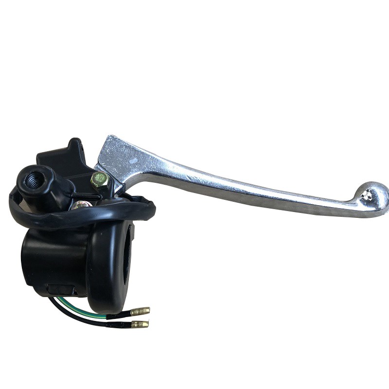 适用本田摩托车小公主100前后刹车手把手柄 喜悦牛角镜码总成镜座