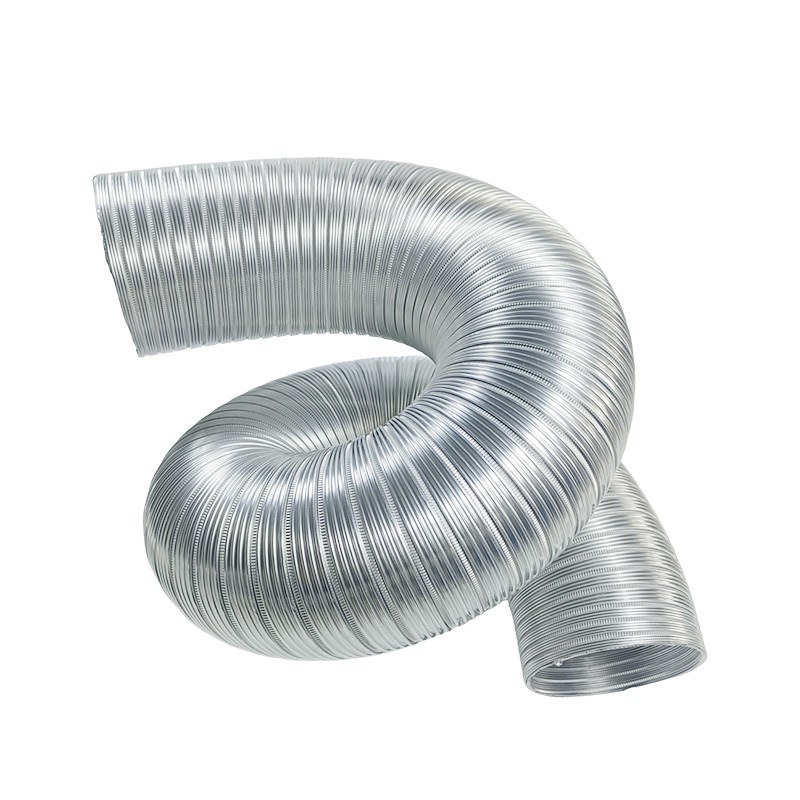 油烟机纯铝排烟排气管耐高温伸缩排风硬管抽烟机金属通风烟道软管