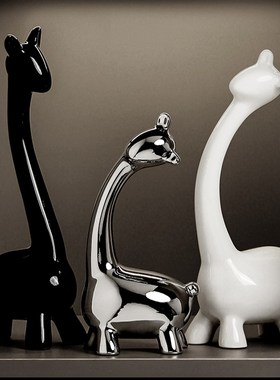 现代酒柜装饰品摆件高端轻奢大气上档次客厅电视柜U餐边柜乔迁礼