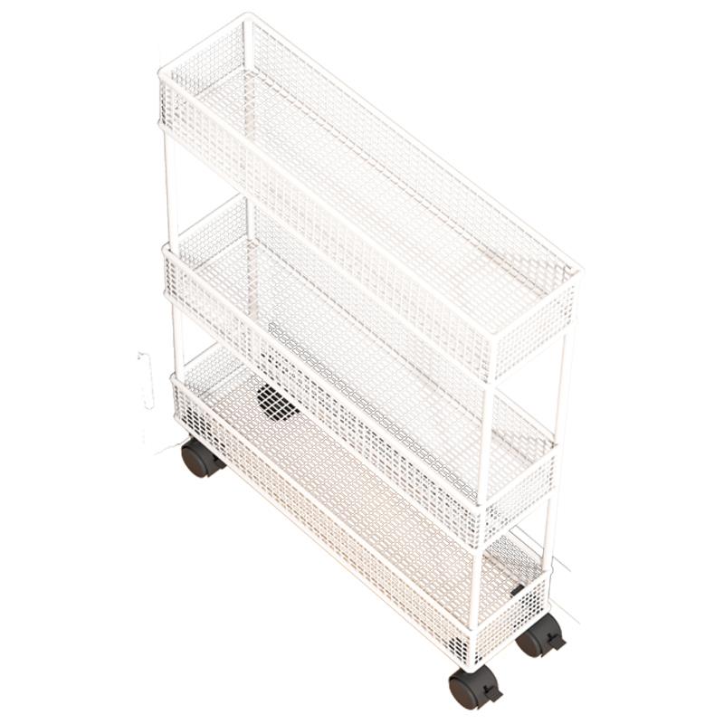 夹缝置物架门后缝隙收纳柜浴室极窄落地窄缝架子卫生间窄王之