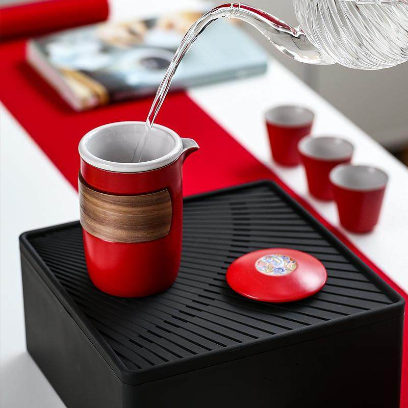 旅行茶具套装一壶六杯带茶盘户外车载便携式收纳过滤泡茶陶瓷家用,鲜花速递/花卉仿真/绿植园艺,割草机/草坪机,淘宝优惠券,粉丝福利购,淘宝优惠卷