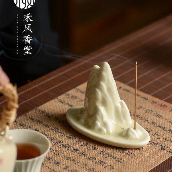 中式陶瓷线香香插家用室内禅意熏香香座卧香炉香薰炉开片观赏茶宠,家居饰品,香托/香盘/香座/香插,淘宝优惠券,粉丝福利购,淘宝优惠卷
