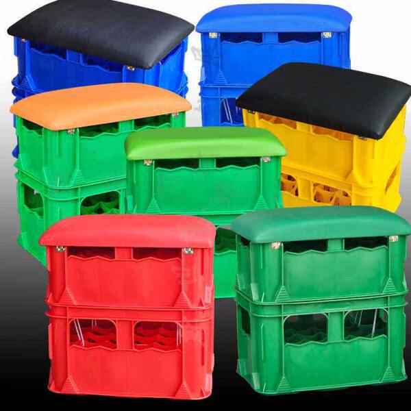 可乐筐塑料框周转箱软包凳子皮海绵垫个性餐厅KTV酒吧logo能订制