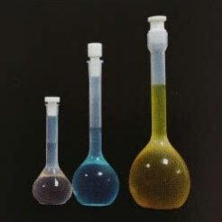 FEP容量瓶 250mL 特氟龙容量瓶 透明四氟容量瓶 氟四六F46