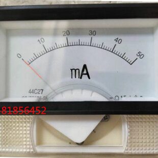 300MA 44C27 500MA 200MA 100MA 指针直流电流表44C27 50MA