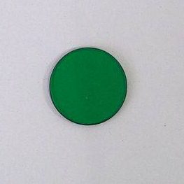 LB18 绿色滤光镜 光学玻璃 绿色玻璃 25*1.6mm
