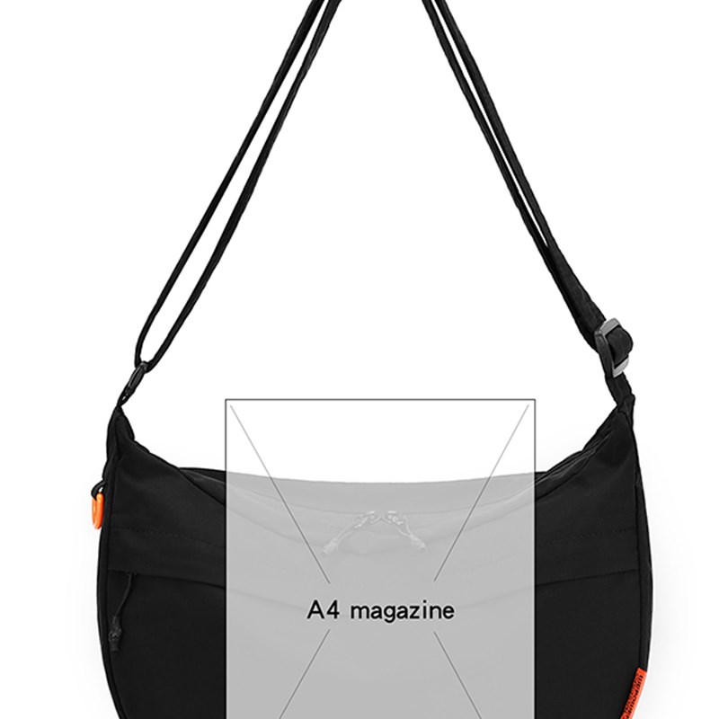 艾乐时尚潮流男生斜挎包饺子包大容量百搭轻便休闲挎包男单肩背包