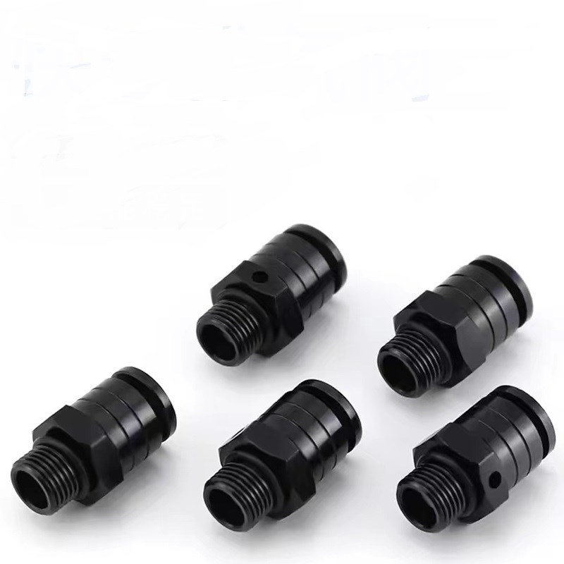 气动快排阀手动按钮快速排气放气泄压开关气门按压式快排阀1分牙