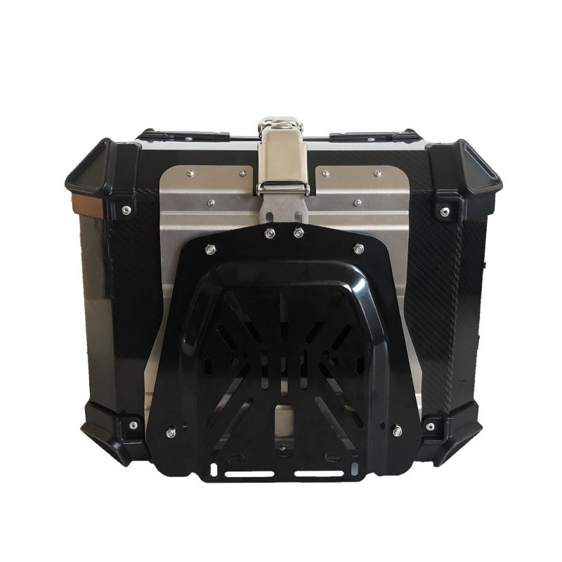 3K/12K碳纤维45L非铝合金后备箱快拆摩配电动踏板车摩托车尾箱