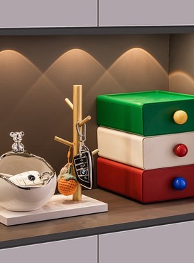 入户入门玄关钥匙收n纳装饰摆饰鞋柜餐柜桌面装饰品收纳盒置物架