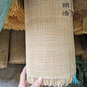 印尼茜笪西笪材料格藤吊顶柜门材料花背景墙天椅子笪藤编装 饰孔方