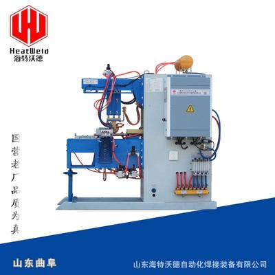 滤芯自动卷圆直缝焊机走轮式中频逆变不锈钢丝网筒直缝滚焊机包邮