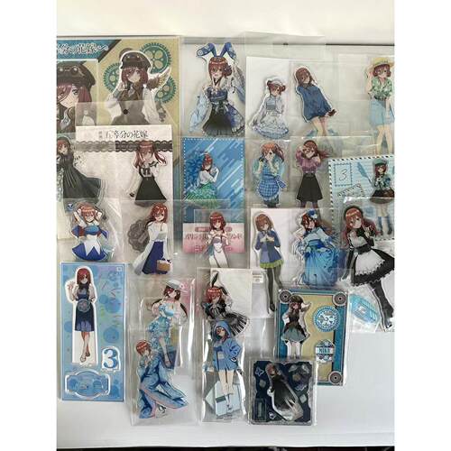 【中古日谷】五等分的花嫁中野三玖压克力立牌谷子周边3