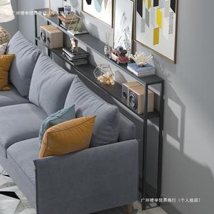 床尾后收纳墙角装 饰夹缝柜床头置物架铁艺隔断客厅沙发靠墙落地