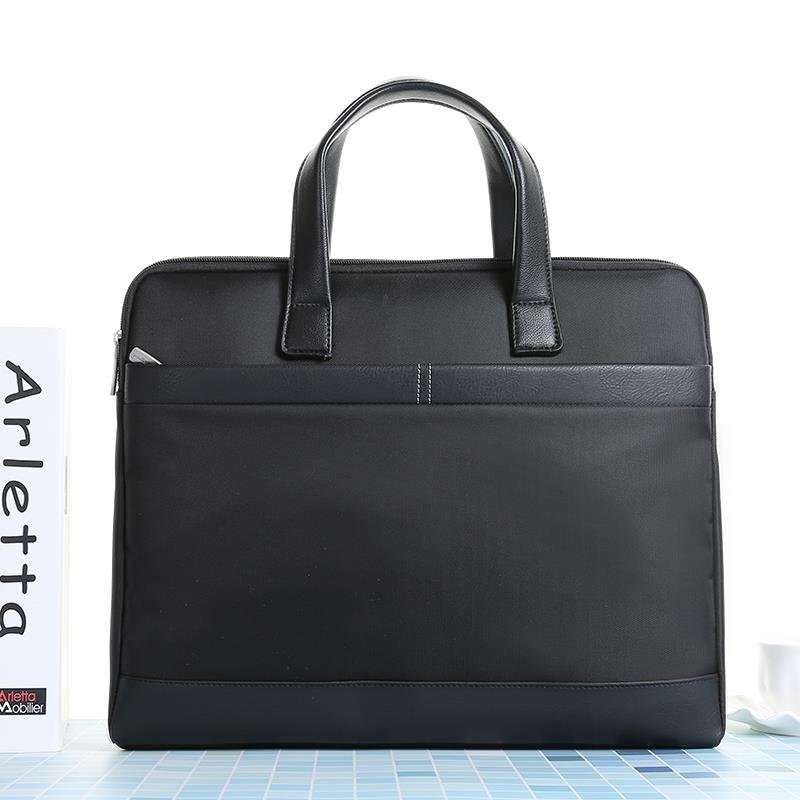 昂特文件袋 JS-822 手提帆布A4档案袋多层大容量拉链收纳袋商务办