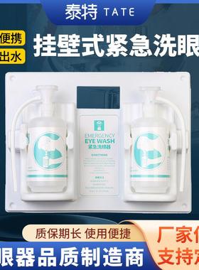 TEW316紧急洗眼器壁挂式洗眼器便携洗眼器壁挂简易式洗眼站2L瓶装