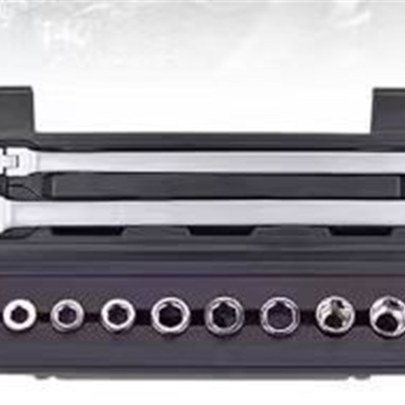 36件套薄壁穿心套l筒组铬钒钢材质省力螺丝批头72齿活动棘轮扳手